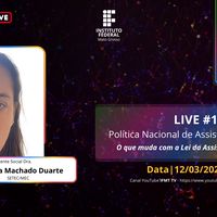 IFMT realiza live sobre a nova Lei da Assistência Estudantil com participação de especialista do MEC